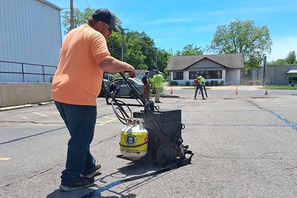 Asphalt Crack Sealing